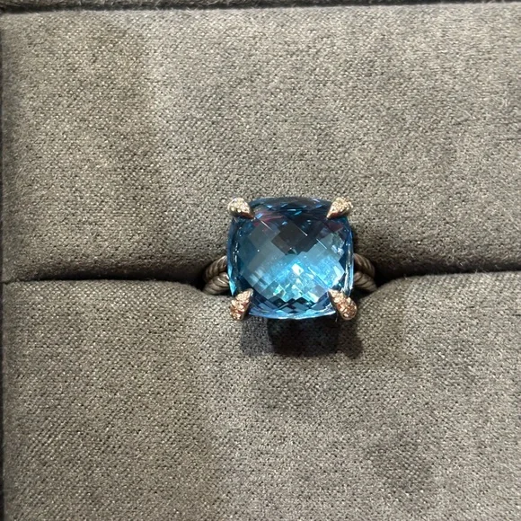 DAVID YURMAN 💙 Authentic Chatelaine® Ring - 14 mm - Picture 6 of 11